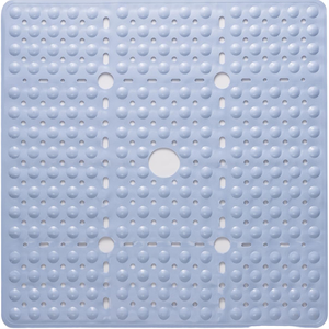 Alfombrilla de Ducha Cuadrada Antideslizante de PVC Sólido de 70x70CM con Ventosas Fuertes, Orificios de Drenaje, Ecológica <span class=keywords><strong>y</strong></span> Antibacteriana para la Seguridad del Baño - Product Image 2