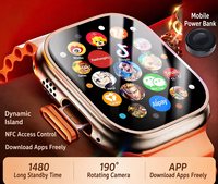 Jam Tangan Pintar Android Huaqiangbei IP67 Tahan Air, Gelang Jam Tangan Pelajar dengan Slot Kartu SIM 5G Model Baru S12 Ultra