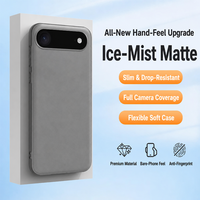 Étui magnétique mat givré pour iPhone 17, protection antichoc 360° en TPU et PC