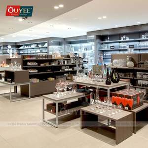 Lifestyle Store Design Ustensiles de cuisine Magasin Décoration Vaisselle Étagères LED Ustensiles de cuisine haut de gamme Luminaires de magasin pour appareils ménagers - Product Image 1