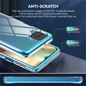 Custodia per cellulare in TPU trasparente trasparente OEM Factory per <span class=keywords><strong>Samsung</strong></span> <span class=keywords><strong>Galaxy</strong></span> <span class=keywords><strong>A12</strong></span> custodia per cellulare con <span class=keywords><strong>Cover</strong></span> posteriore antiurto - Product Image 3