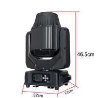 FEIYUEYUE IP65 Extérieur 200W RGBW pour Tête Mobile Faisceau Spot Lumière DMX LED Éclairage de Scène pour Concerts Étanche pour Extérieur