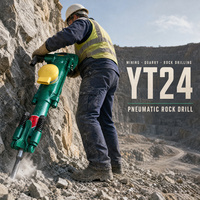 Foreuse rotative portative diesel Kaishan YT24, diamètre de forage 30-50 mm, profondeur 6 m, facile à utiliser pour la construction