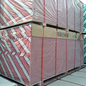 Plaque de plâtre résistante à l'eau 1/2\"X 4' X 8' Ba13 Plafond Plaques de plâtre 12 mm d'épaisseur Gypse pour la décoration murale - Product Image 3