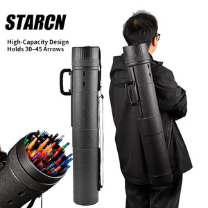 Sacoche à flèches portable grande capacité en PE, réglable 80-129 cm, avec tube de transport au sol et poignée pour le tir à l'arc, <span class=keywords><strong>la</strong></span> chasse et le tir sportif - Product Image 1