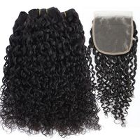 Mèches de Cheveux Humains Brésiliens Double Drawn Vierge à Cuticules Alignées, Boucles Funmi, Pixie, Œuf, Magiques/Bouncy