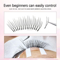 Extensions de cils U YY Lash, cils en forme de U, fleurs parallèles, cils doux, faux cils C/D 8-15 mm, fournisseur de cils naturels