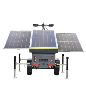 Solar <b>LED</b> <b>Light</b> Trailer UST 900S 3 Panels Green Energy Grey Tower UST900 Solar Trailer UST900 - Product Image 3
