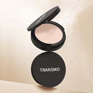 Estuche Compacto para Polvo Compacto de Marca Privada, Estuche Redondo para Polvo Fijador con Espejo - Product Image 1