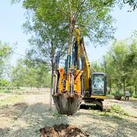 Transplanteur d'arbres hydraulique de haute qualité KESEN, machine à repiquer les arbres robuste pour le relocalisation des arbres