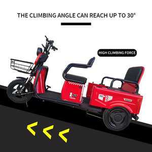 <span class=keywords><strong>Tricycle</strong></span> électrique intelligent à double usage pour le transport de marchandises et la famille, avec siège <span class=keywords><strong>pliable</strong></span> - Product Image 1
