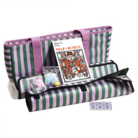 Sac de Mahjong Américain Personnalisé, Sac Fourre-Tout en Toile, Plusieurs Styles, Portable, Durable et Parfait pour le Rangement du Mahjong