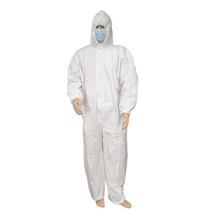 Combinaison de protection jetable contre les particules et les éclaboussures, imperméable, non tissée, microporeuse, taille XL - Product Image 1
