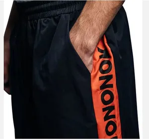 Shorts en coton décontractés avec imprimé personnalisé pour la course à pied en coton pour hommes