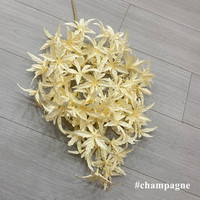 Nouvelles feuilles d'érable artificielles de grande taille, style moderne, pour mariage et décoration de la maison, fleurs en soie, accessoires et ornements.