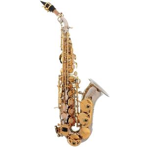 SEASOUND OEM <span class=keywords><strong>Saxophone</strong></span> <span class=keywords><strong>soprano</strong></span> de haute qualité JYSS100DNGL Cloche de courbe de corps en nickel bon marché avec tonalité BB - Product Image 1