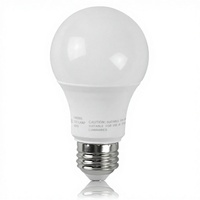 Ampoule LED Warbit A19 E26, support de lampe, haute luminosité, intensité variable, résidentielle, 6WES, certifiée pour l'exportation