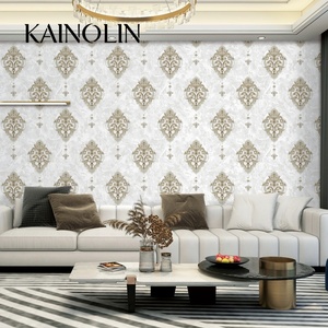Papel Tapiz 3D en Relieve, Rollo de Revestimiento de Pared Suave, Decoración del Hogar 3D, Papel Tapiz Islámico de Lujo - Product Image 1