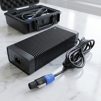 Chargeur au lithium fer phosphate 25,55V 15A pour chariot élévateur électrique et voiturette de golf à courant et tension constants