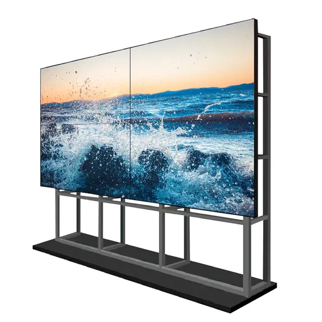 Wall-mounted HD LCD Digital Poster Advertising Display Screen Touch Screen Video Wall for Shopping Mall Retail Store Airport