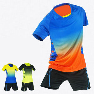 Maglia da Calcio Classica per Arbitro, Design Originale, Sublimazione <span class=keywords><strong>Claret</strong></span>, Manica Corta, Kit Personalizzato Arancione, Maglia Sportiva da Uomo - Product Image 2