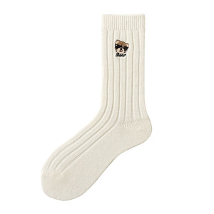 Jingwen OEM Meias De Natal, Calcetines de Mujer Gruesos con Bordado de Dibujos Animados - Product Image 3
