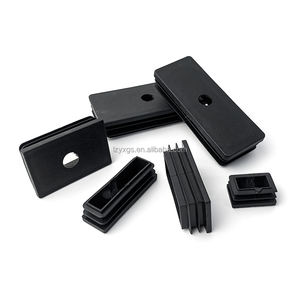 Bouchon <span class=keywords><strong>de</strong></span> tube carré en plastique avec bouchon à trou rond Bouchon d'extrémité auto-adhésif Meubles Table et <span class=keywords><strong>chaise</strong></span> Coussinets <span class=keywords><strong>de</strong></span> <span class=keywords><strong>pied</strong></span> - Product Image 4