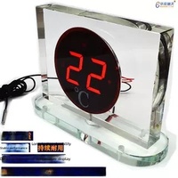 Thermomètre numérique pour piscine de spa, série Crystal, affichage de la température, sonde étanche, haute précision