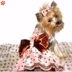 Perro de mascota ropa de talla fiesta cachorro perro vestido - Product Image 2