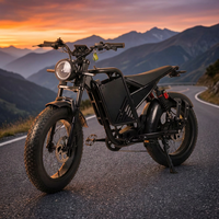 Vélo électrique à batterie au lithium avec pneus à vide de 20 pouces, frein à disque avant et arrière, pour la montagne et les terrains accidentés