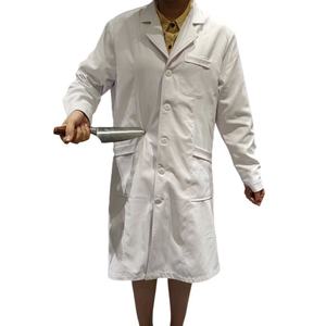 เสื้อกาวน์สีขาวสำหรับโรงพยาบาล ขายส่งจากโรงงานโดยตรง ปรับแต่งได้ พร้อมคุณสมบัติป้องกันการบาด  เสื้อผ้าป้องกันภัยสำหรับทำงาน  แบบมีลวดลาย - Product Image 3