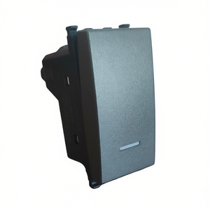 Desviador Gris con Luz Indicadora Compatible con Interruptores Vimar Arke - Product Image 3