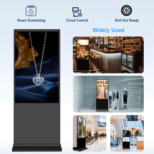 Monitor Publicitario Vertical LCD HD de 65 Pulgadas con Pantalla Táctil Capacitiva Infrarroja, Metal, WiFi <span class=keywords><strong>Hotspot</strong></span>, Anti-Reflejos <span class=keywords><strong>para</strong></span> Tiendas Minoristas - Product Image 4