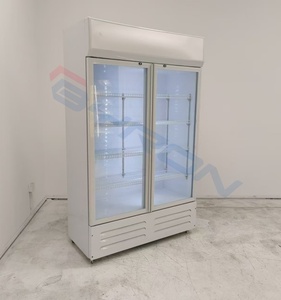 Réfrigérateur Commercial Grande Capacité Premier, Vitrine Réfrigérée Verticale à Refroidissement Ventilateur pour Boissons, Bière, Cola, Supermarché - Product Image 3