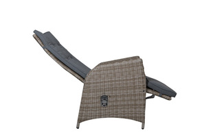 Leisure Modern Aluminum Rattan Outdoor Dining Recliner <b>Chair</b> Portable Living Room Bedroom Park Villa Use - Product Image 5