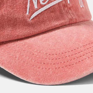 Gorra de béisbol de algodón de lujo personalizada con nuevo diseño, correa ajustable, logotipo bordado y lavado. - Product Image 3