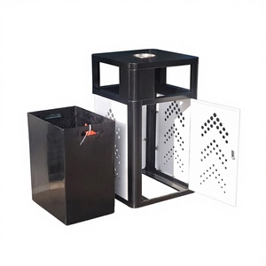 Nuevo Diseño de Fábrica OEM, Contenedor de <span class=keywords><strong>Basura</strong></span> Grande y Moderno para Exteriores, Contenedor de Residuos de Acero Galvanizado, Contenedor de Reciclaje - Product Image 4