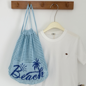 Bolso de playa de ganchillo de punto hueco portátil ligero para mujer, nuevo diseño 2025 para primavera Otoño Invierno con <span class=keywords><strong>Coco</strong></span> - Product Image 1