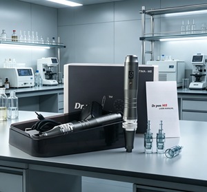Stylo de Microneedling Professionnel <span class=keywords><strong>Dr</strong></span>.<span class=keywords><strong>pen</strong></span> Ultima M8 Certifié CE Filaire et Sans Fil pour Thérapie MTS OEM Disponible - Product Image 1