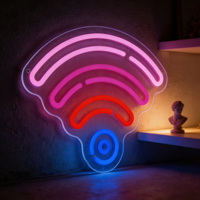 Enseigne néon dynamique bicolore clignotante personnalisée, lumière LED néon à deux couleurs fixes pour la décoration de fêtes, bars et magasins, clignotement bicolore dynamique