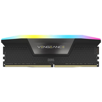 Kit de mémoire US'CORSAIR VENGEANCE RGB 32 Go (2x16 Go) DDR5 DRAM 6000 MHz/6400 MHz/7200 MHz - Noir - Utilisé pour ordinateur de bureau