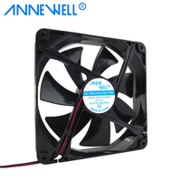 Ventilateurs de boîtier PC silencieux à pression statique élevée de 140mm pour armoires châssis PSU 140X140X25mm 14025 12V 24V boîtier d'ordinateur ventilateur de refroidissement CPU