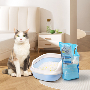 Lettiera per gatti in Gel di diamante Nobleza lettiera per gatti in silice 4x 3.8l lettiera per gatti assorbente in cristallo biodegradabile e saporito - Product Image 4