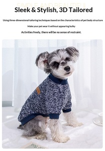 <span class=keywords><strong>2026</strong></span> Atacado Suéter de Malha Respirável para Cães, Gola Redonda Casual, para Cães de Porte Pequeno e Médio, para Caminhada ao Ar Livre - Product Image 6