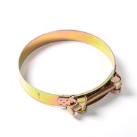 Collier de serrage en acier inoxydable et en acier au carbone de style européen, très résistant, vente chaude 2024, 1/2-3/4 pouce