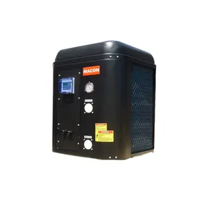 ใหม่พลาสติก ABS เครื่องทําความร้อนสปา Macon 140000BTU อินเวอร์เตอร์แนวตั้งเครื่องทําน้ําอุ่นสระว่ายน้ําปั๊มความร้อน