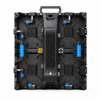Panneau LED d'extérieur P3.9 léger, étanche IP65, luminosité 5000 cd, 7680 Hz, avec raccordement rapide par arc pour salons professionnels et événements routiers