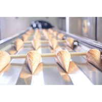 Cône de fabricant de boulanger de cône de gaufre de crème glacée faisant la machine pour le cône de crème glacée