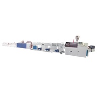 Machine d'extrusion de tuyaux en PVC, équipement de descente en plastique, ligne de Production de tuyaux de filetage en PVC