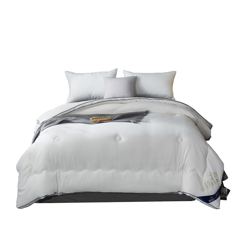 Прямая продажа с завода, соевое волокно, Зимняя Толстая кровать с логотипом под заказ